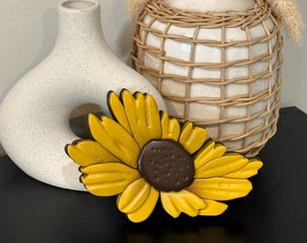 Sunflower Decor Wooden Sunflower Sunflowers Mother's Day Gift Sunflower Gifts Sunflower Sign, Wood Flowers