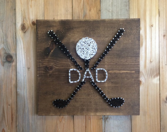 Golf String Art Gift Dad Christmas Present Gift for Dads ...