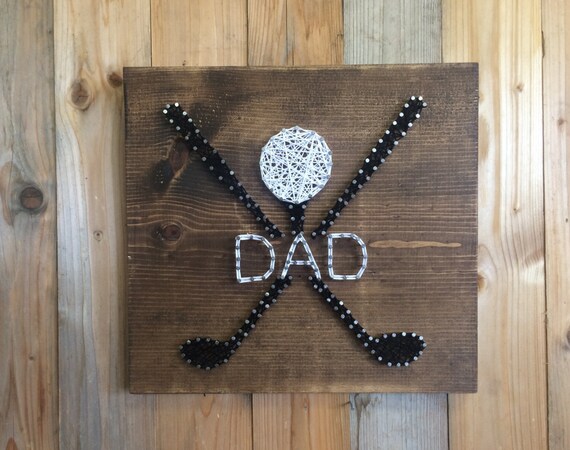 Golf String Art Gift Dad Christmas Present Gift for Dads ...