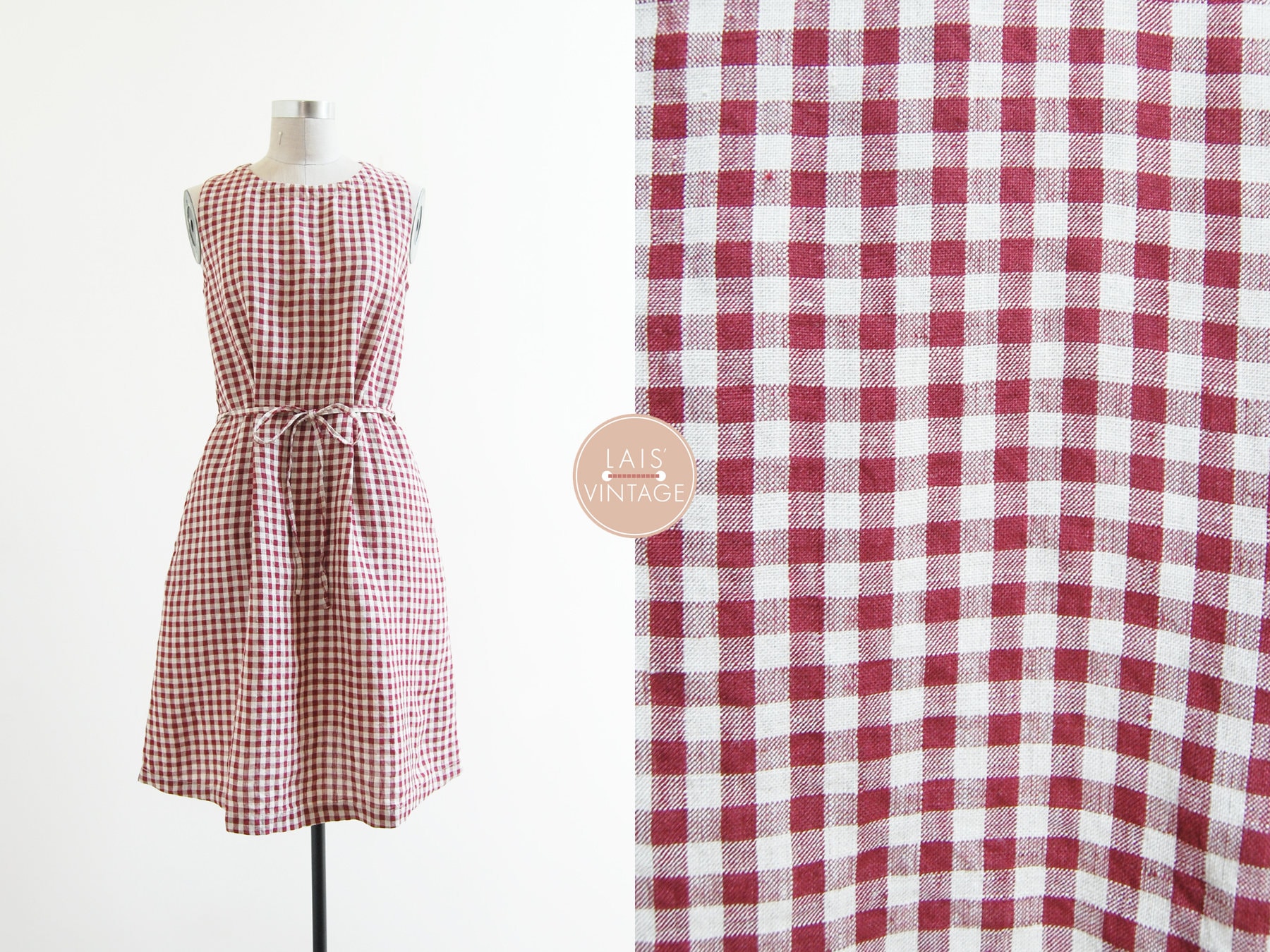 knee length dresses for ladies Linen Shirt Dress | Women's Spring Dresses main image 0