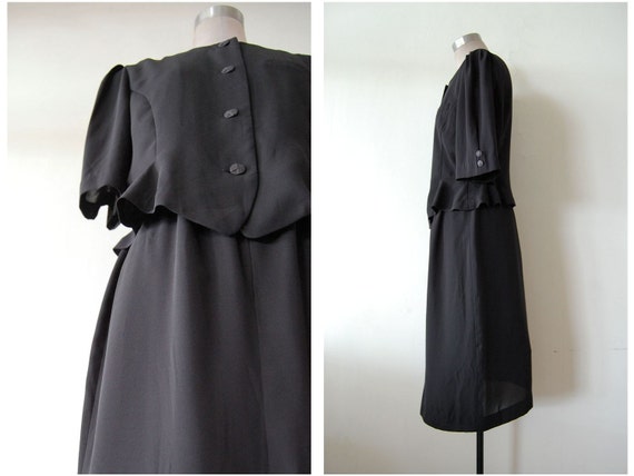 Lady in Black Dress | s | 1940s japan vintage | l… - image 3