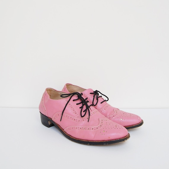 pink brogues