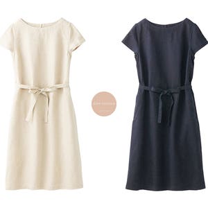 My Daily Dress | japanese minimal style | french linen day dress