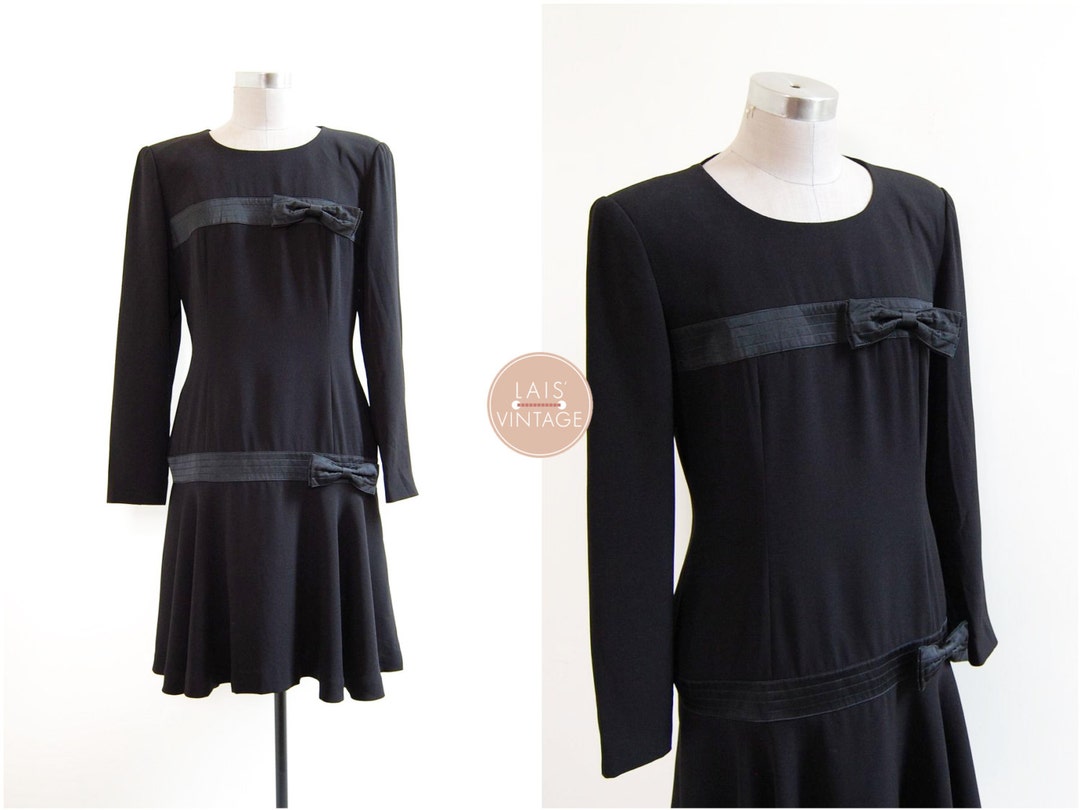 専用：YUKISABURO WATANABE nouvelle couture YUKISABURO WATANABE Black Swan Dress | M | 1960s Japan Vintage