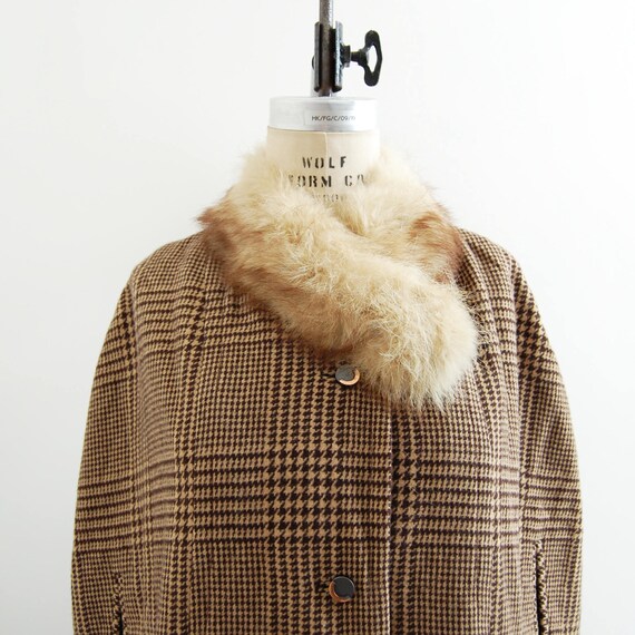 London Sparrow Cape | japanese vintage | plaid tw… - image 4