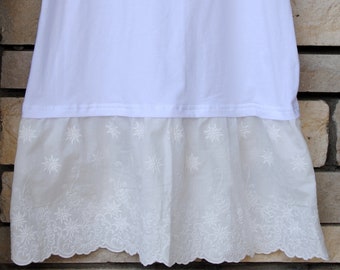 eyelet ribbon cami (white × blue ribbon) White Eyelet Cami Top With Pink Bows - Etsy