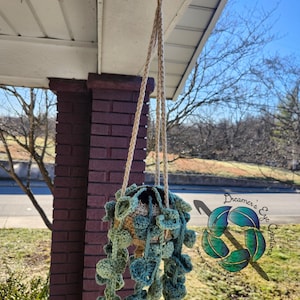Crochet String of Hearts Plant, Crochet Plant, Decorative Plant, Hanging Plant, Home Decor
