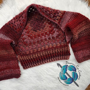 Crochet sweater, crochet shrug, crochet bolero, crochet cardigan