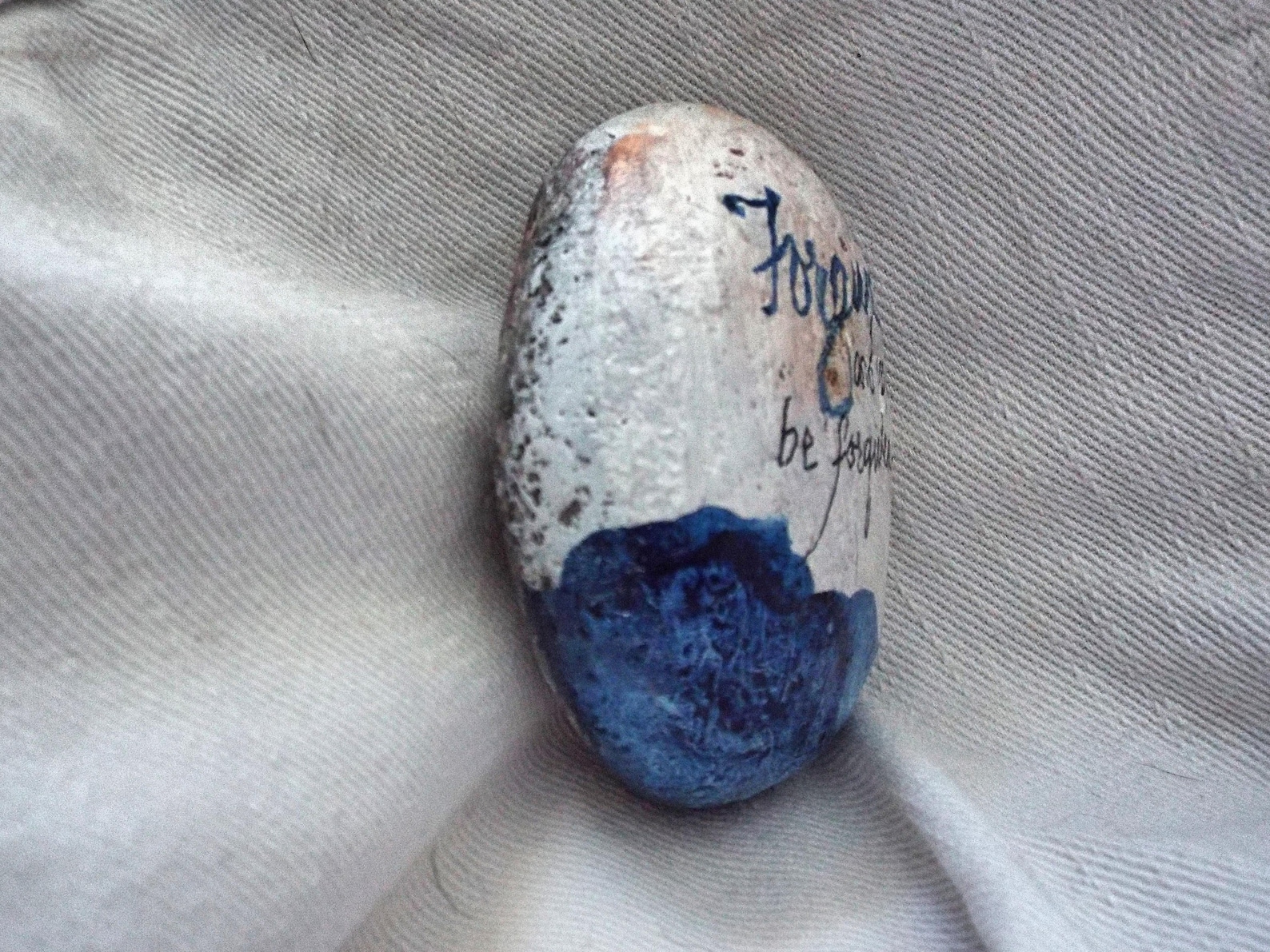 Luke 6:37 Handpaintied Scripture Stone Watercolor and Ink on - Etsy