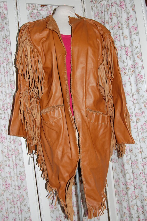 Mountain man leather jacket Clearance