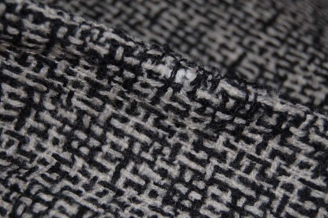 Mr. Blackwell Design tweed wrap. Creator of Worst Dressed Etsy