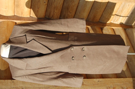 heavy double breasted coat