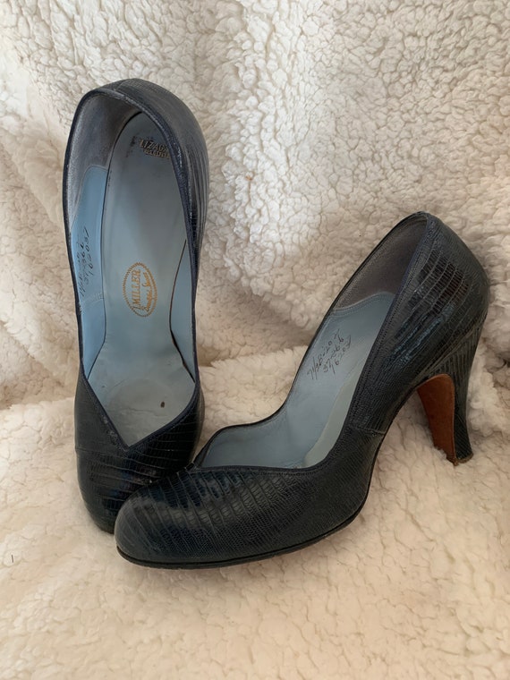 1940’s lizard heels