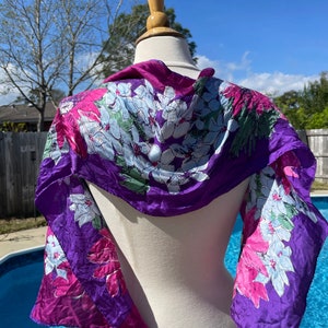 Vintage Vera Neumann silk scarf (rectangle)