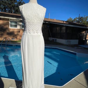 vintage 1990s Jessica McClintock Bridal, wedding dress