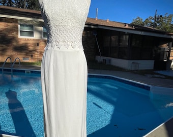 vintage 1990s Jessica McClintock Bridal, wedding dress