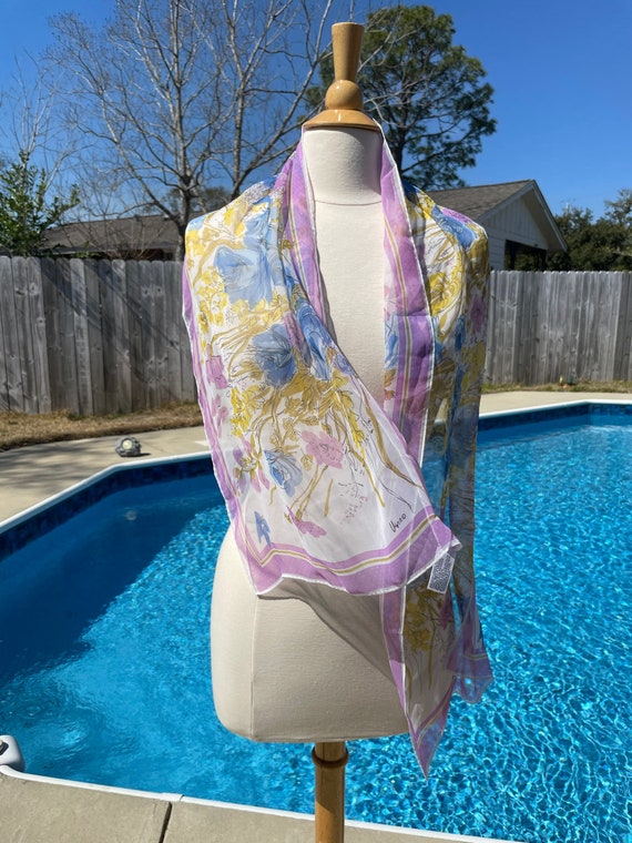 Vintage Vera Neumann butterfly scarf