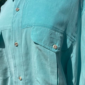 1980s silk blouse