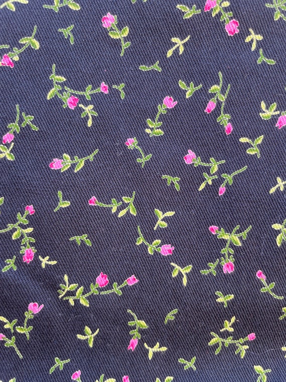 Vintage 1990s floral print pants - image 6