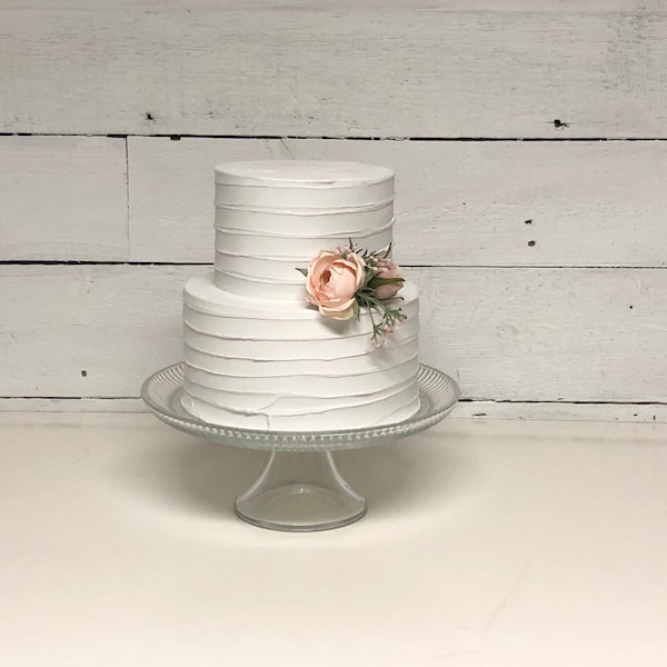 6” and 8” rustic wedding cake. Cakes.  Fake cakes