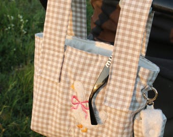 Babyluier- en accessoirestas met klittenband