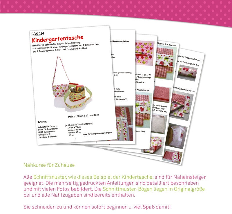 Bettina Bruder ZIP IT Kosmetiktasche Schnittmuster - Mit Fotoanleitung Für Nähanfänger