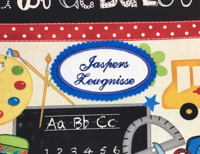 Zeugnismappe - Sammelmappe DIN A4 - 30 Sichthüllen - Schule ABC bunt ...