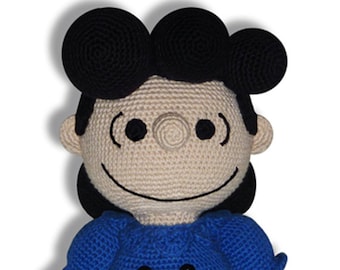 CROCHET PATTERN - Lucy van Pelt (This is a crochet pattern, not the finished product)