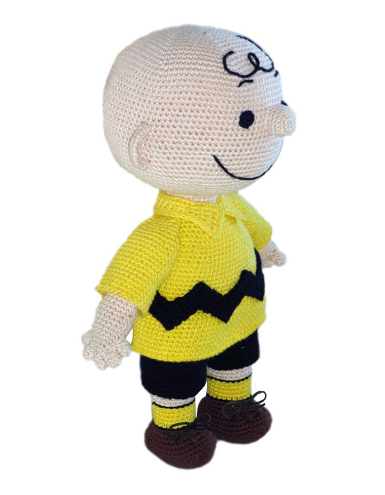 HÄKELANLEITUNG Charlie Brown / Karl i Snobben Dies ist eine Häkelanleitung, nicht das fertige Produkt Bild 5