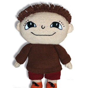 VIRKMÖNSTER Alfie Atkins och Malcolm (Detta är virkmönstret. Inte den färdiga produkten)