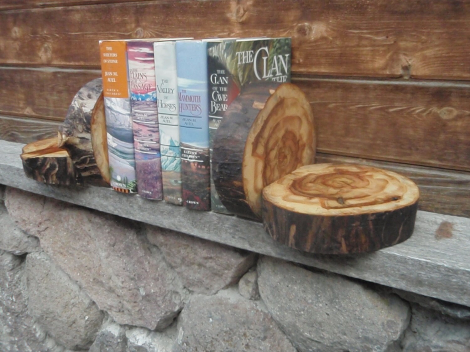 Rustic bookends Etsy