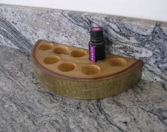 rustic essential oil holder