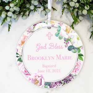 Baptism Ornament, Keepsake