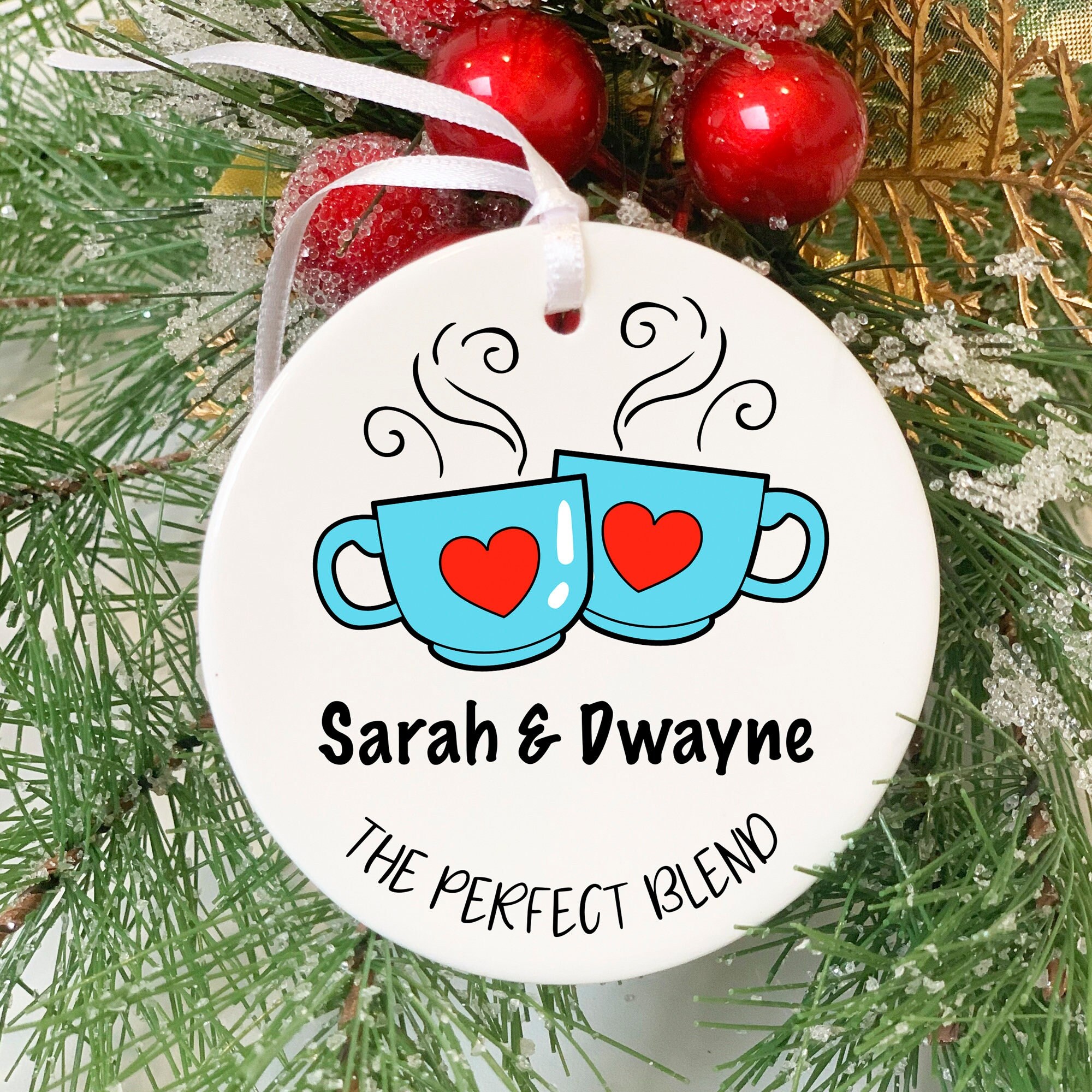 Personalzed 1st Chrstmas Together, Weddng Remembrance, Marrage