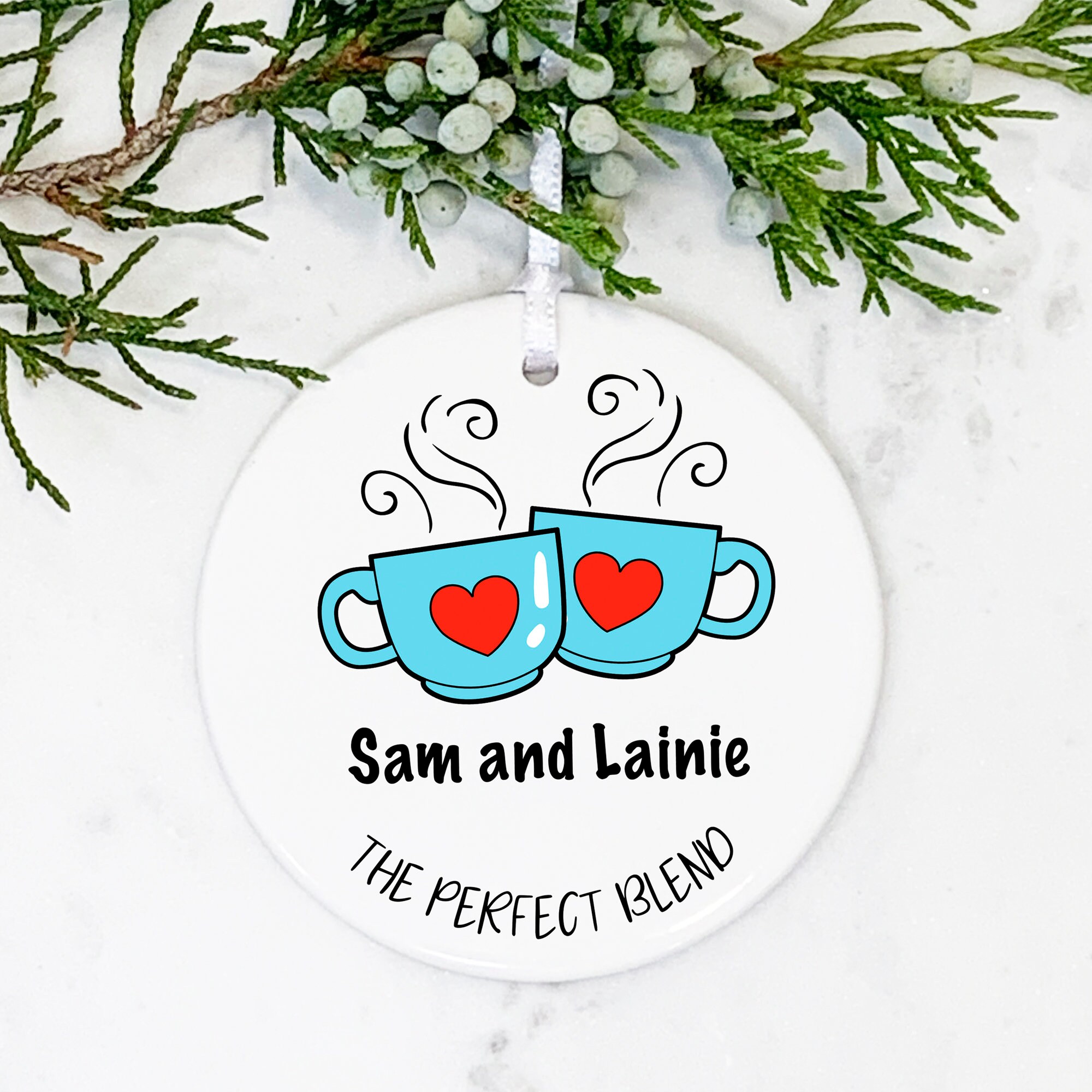 Personalzed 1st Chrstmas Together, Weddng Remembrance, Marrage