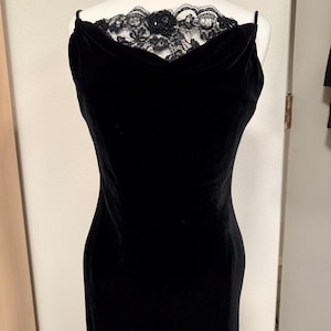 ralph lauren dresses black and white Khai Dress - Black Velvet main image 0
