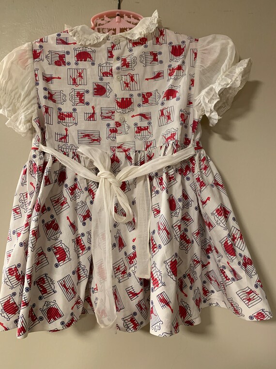 1950's little girl's dress - image 2