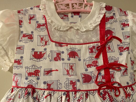 1950's little girl's dress - image 3