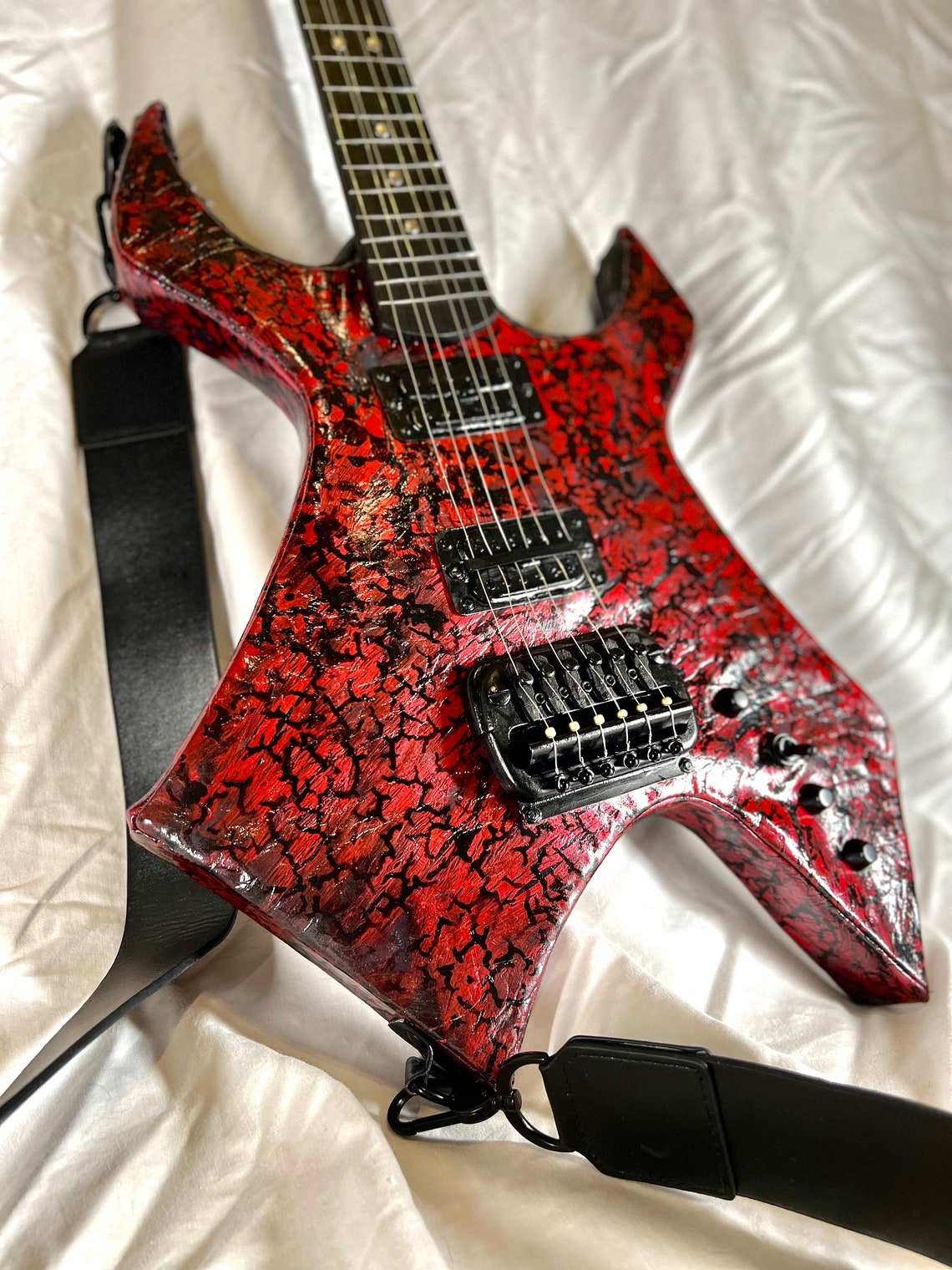 PDF Stranger Things Inspired Eddie Munson Warlock Guitar Purse Etsy