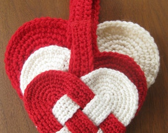 Valentine heart crochet pattern