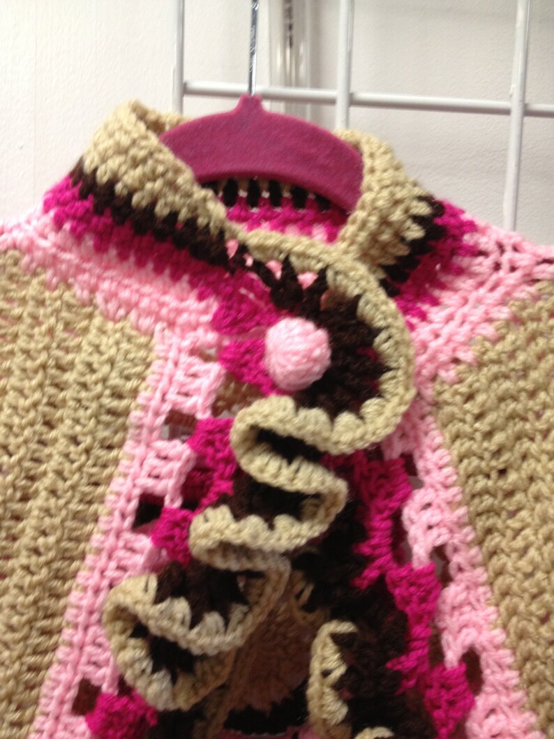 Little Girl's Flower Sweater Etsy