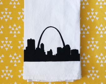 St. Louis Skyline Tea Towel