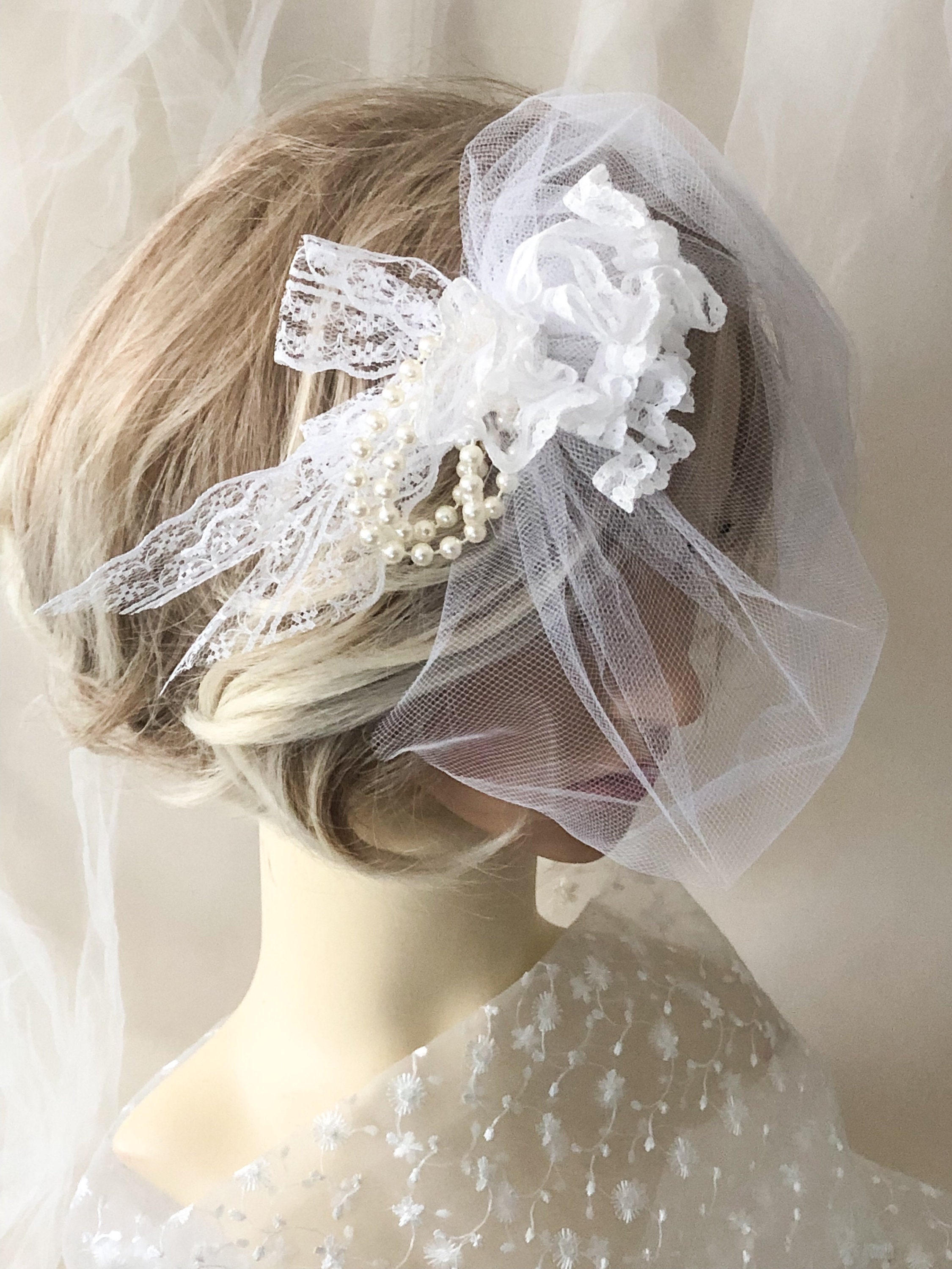 Mini Birdcage veil bridal veil tulle birdcage veil small Etsy