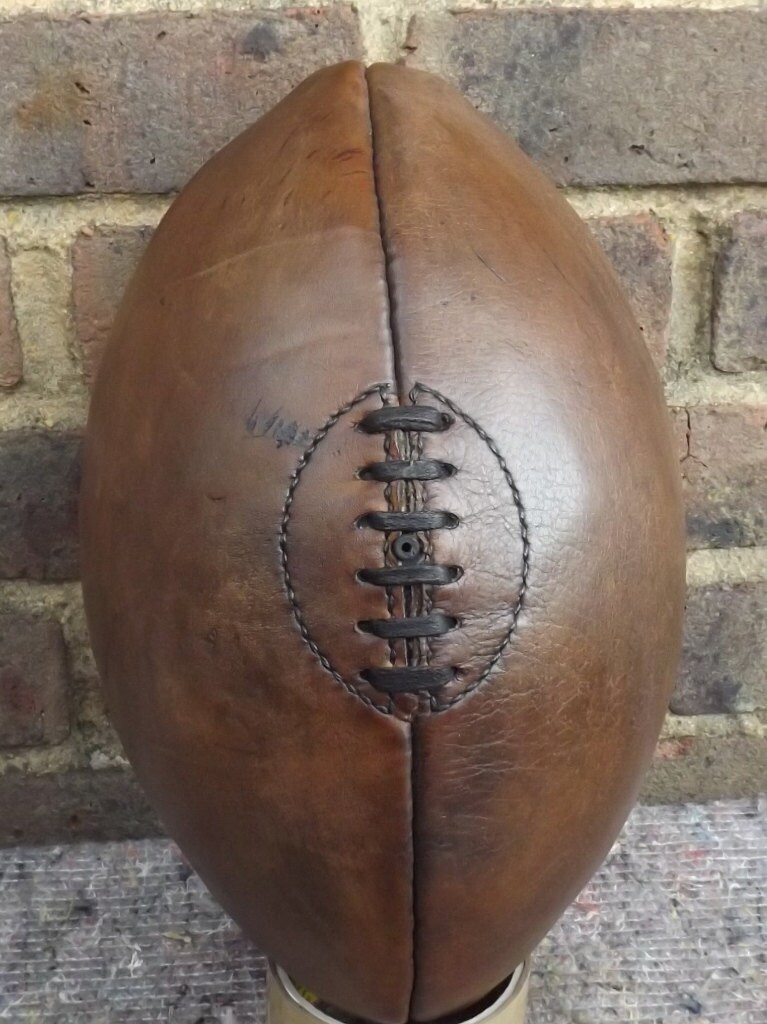 Vintage Style Rugby Ball Ireland Hand Painted Old Fashioned Etsy UK