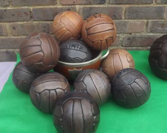 Vintage Miniature Soccer Ball Vintage Style Lace Up Soccer Ball
