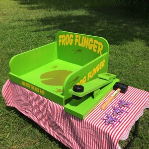 Frog Flinger Carnival Game. Perfect for Trade Show, Rental, Birthday, Church, VBS or School Party. Carnival Games image 1