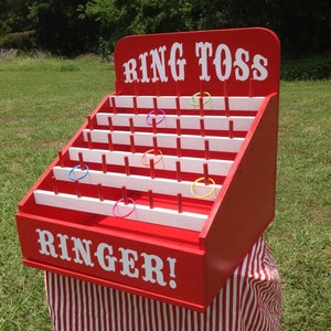 Ring Toss Carnival Game for Birthday, Church, VBS, School Party or Trade Show. Carnival Games