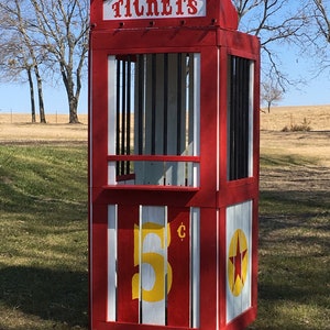 Carnival Ticket Booth Halloween Decoration Prop Decor. Goes great with Carnival Games image 3