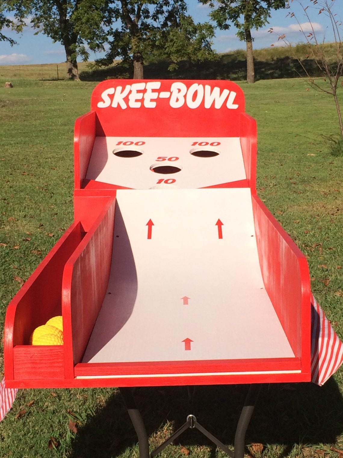 Skee Ball Style Carnival Game. Perfect for Trade Show Rental Etsy