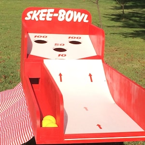 Skee Ball Style Carnival Game. Perfect for Trade Show, Rental, Birthday, Church, VBS or School Party. Carnival Games